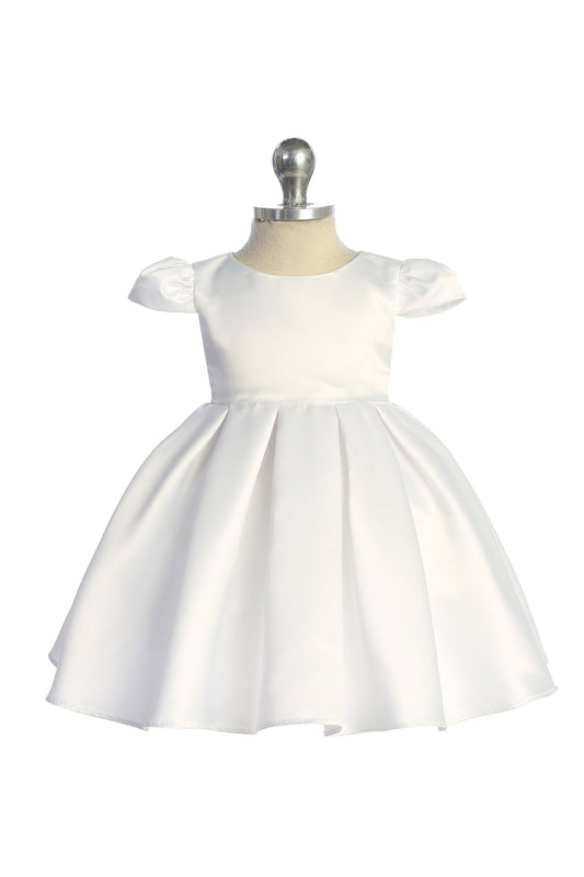 544- Classic Pleated Baby Dress