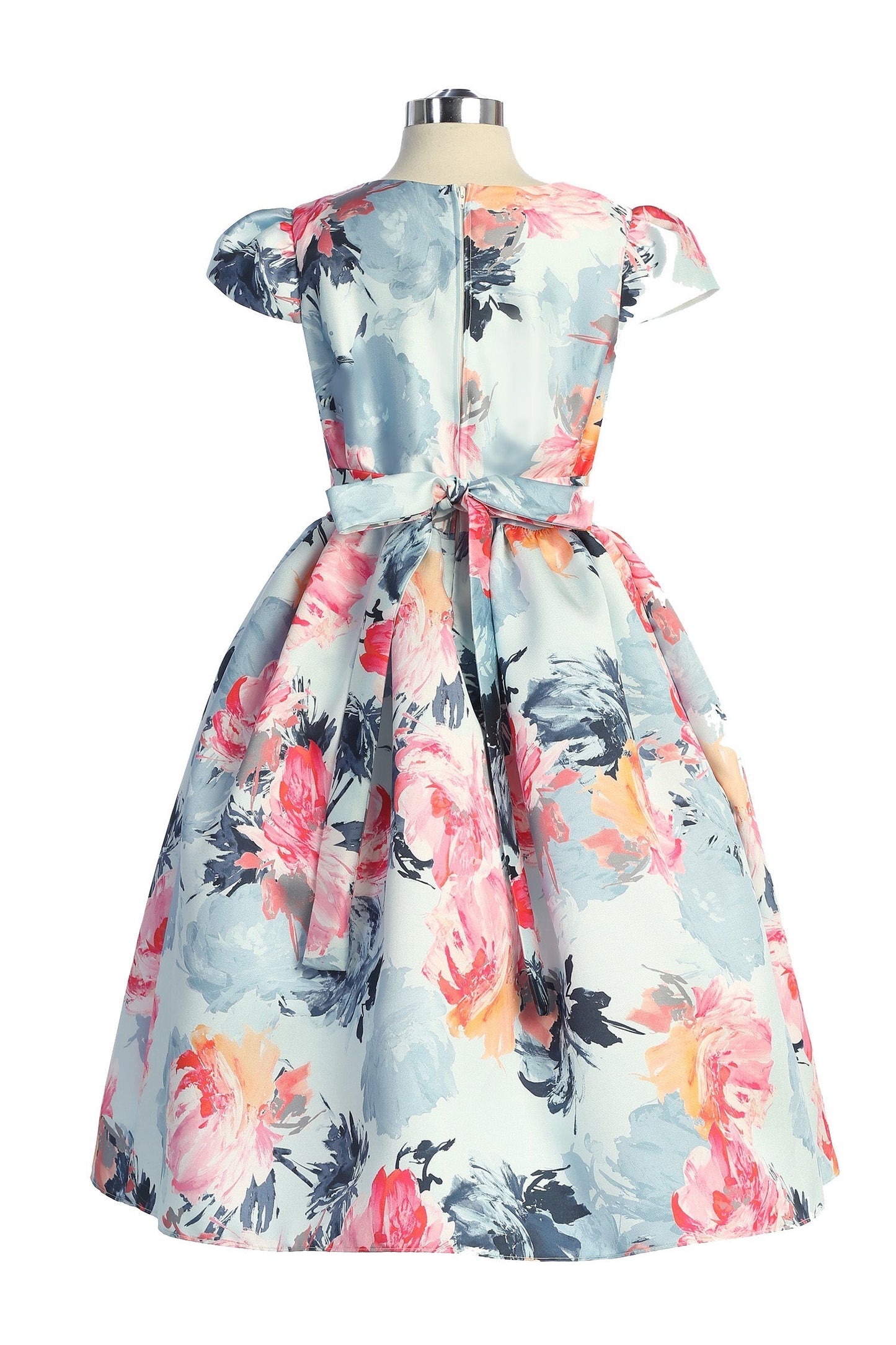 546+ Watercolor Mikado Girls Plus Size Dress