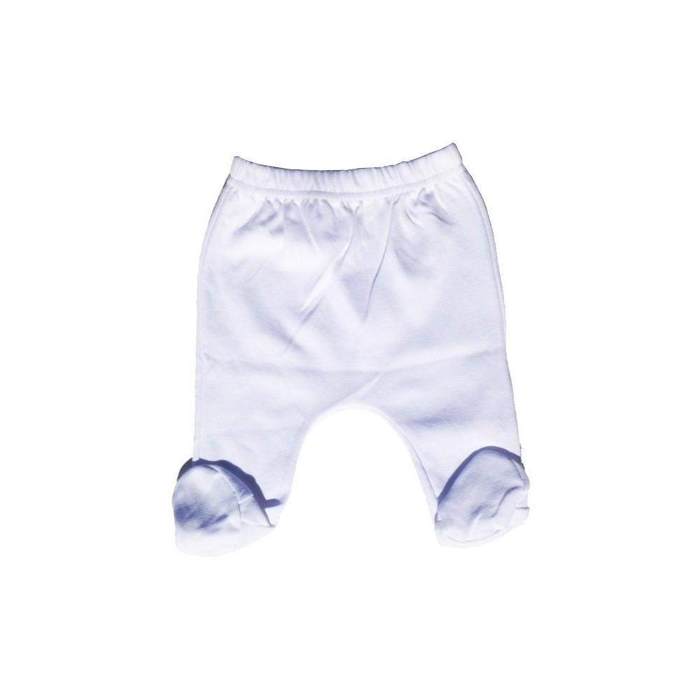 White Interlock Long Sleeve Shirt & Closed-Toe Pants Set (S,M,L)-Bambini-Baby Clothe Set,Baby Clothes,Baby Clothing Set