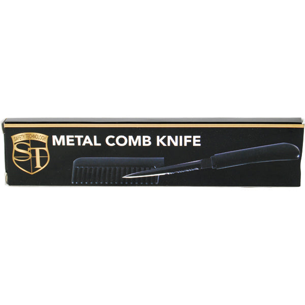 Black Color Comb Metal Knife