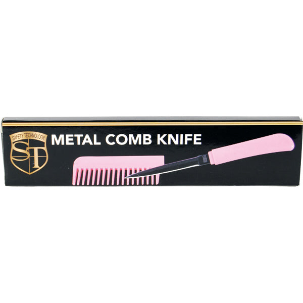 Pink Color Comb Metal Knife