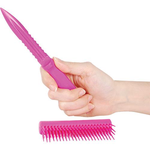 Pink Color Plastic Brush Knife