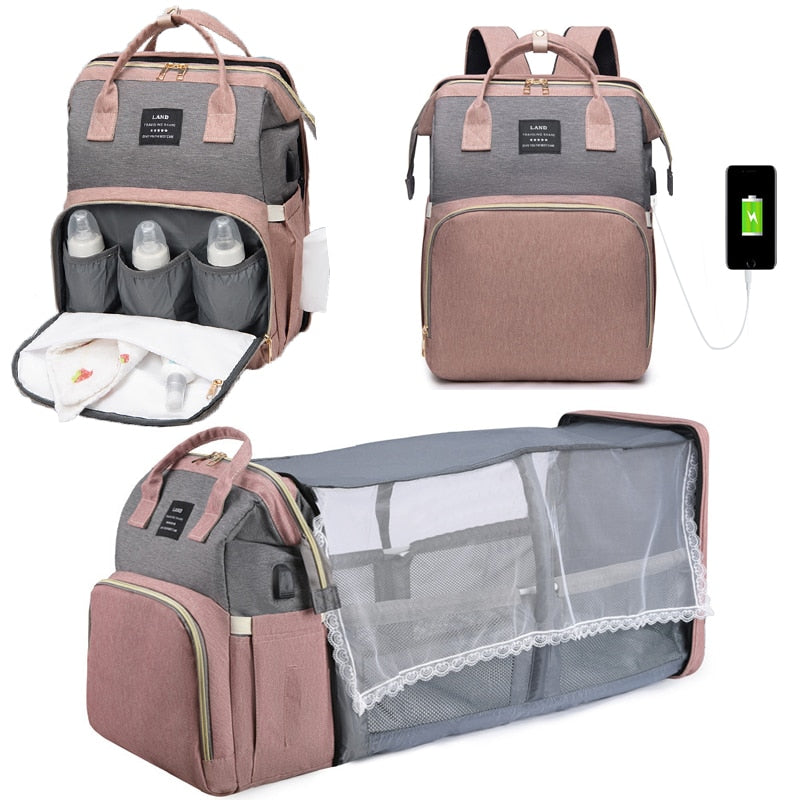 Large Capacity Diaper Bag Backpack