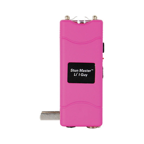 Lil Guy 60,000,000 volts Stun Gun W/flashlight and Nylon Holster Pink