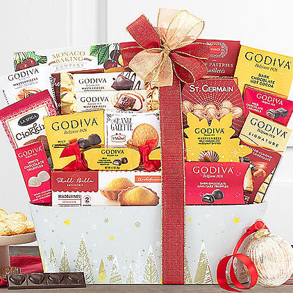 Godiva Holiday Wishes: Chocolate Gift Basket Shipping 11/01/2023