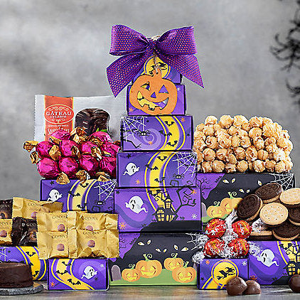 BOO-tiful Chocolates: Halloween Tower of Sweets