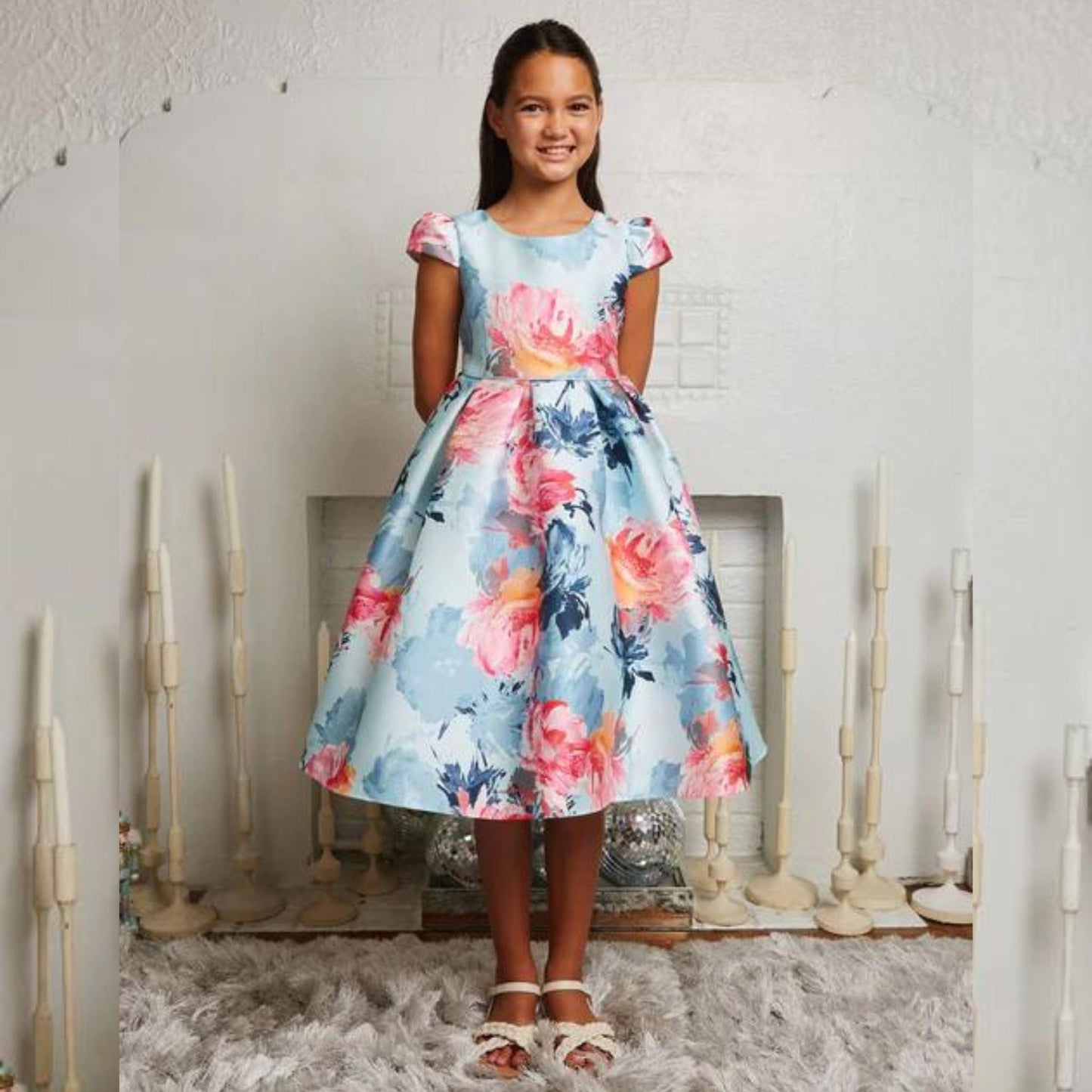 Watercolor Mikado Dress , Dress , Mommies Best Mall