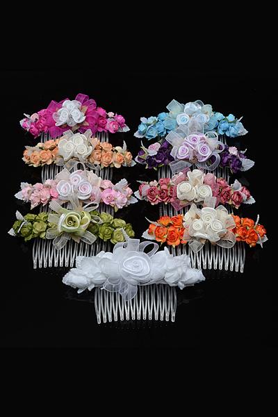 Accessories - Floral Comb For Hair