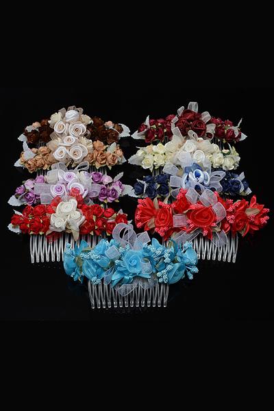 Accessories - Floral Comb For Hair