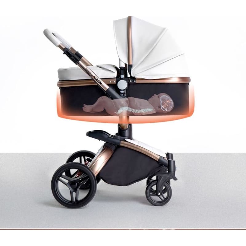 Free Louis Vuitton with 3 In 1 Baby Stroller New for Sale in Wht