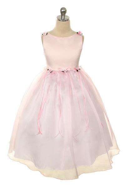 Dress - Rosebud Organza Girl Dress