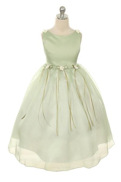Dress - Rosebud Organza Girl Dress