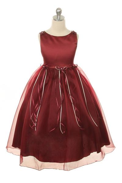 Dress - Rosebud Organza Girl Dress