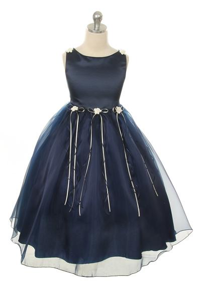 Dress - Rosebud Organza Girl Dress