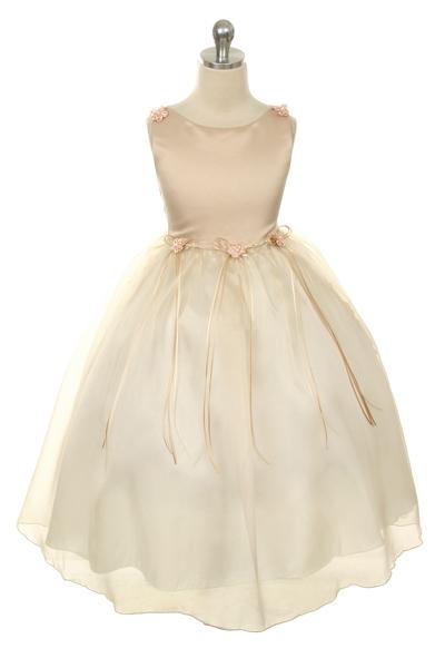 Dress - Rosebud Organza Girl Dress