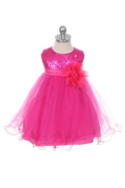 Dress - Sequin Baby Party Dress