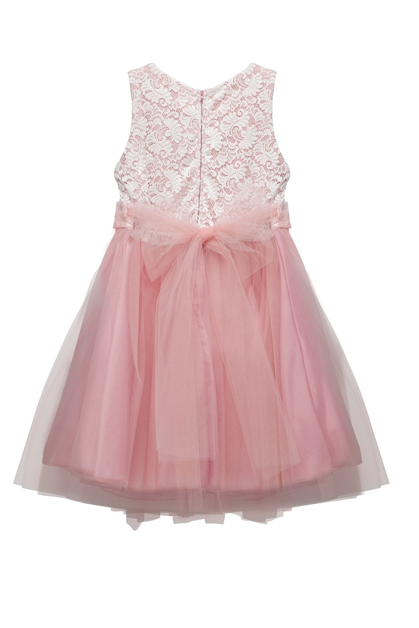 Dress - Stretch Lace Tulle Plus Size Girl Dress