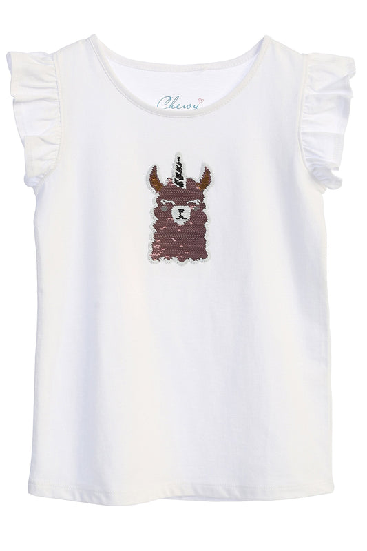 Shirt - Llama-corn Flip Sequin Shirt