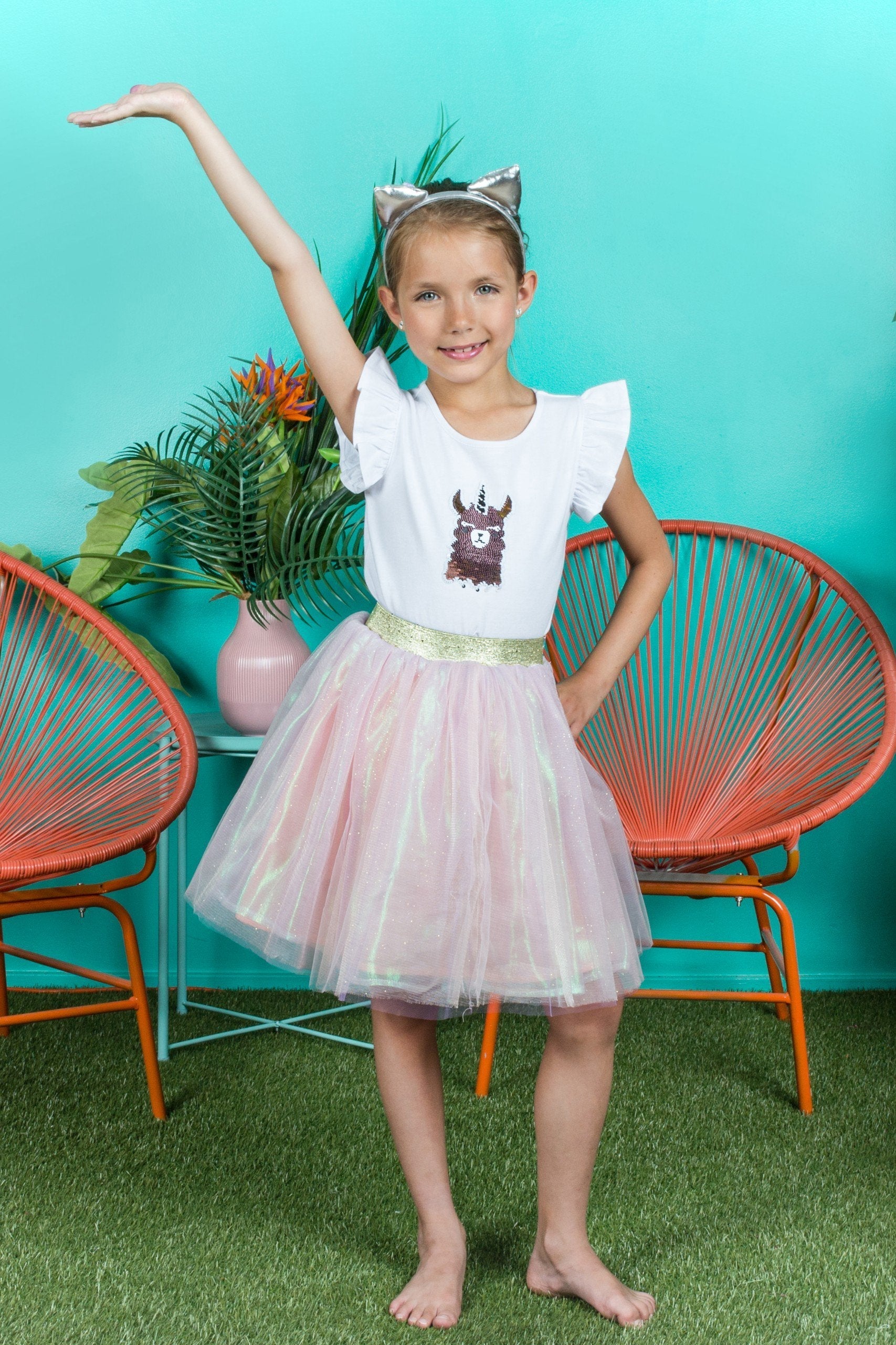 Shirt - Llama-corn Flip Sequin Shirt